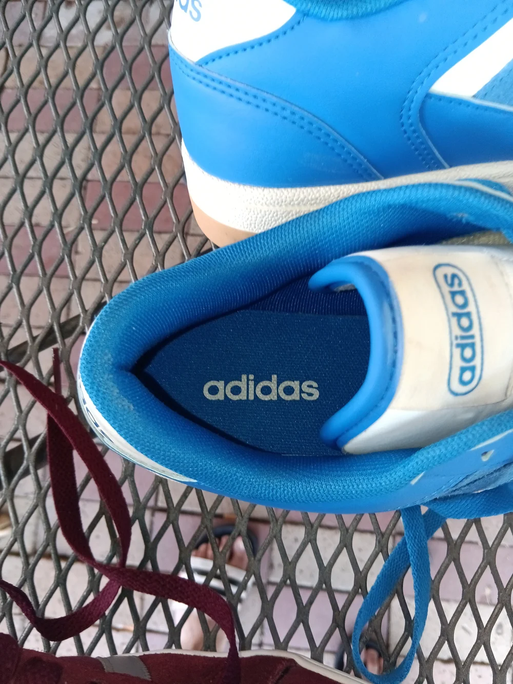 adidas Men Sneakers Lot - Blue, Maroon, White with Red Accents